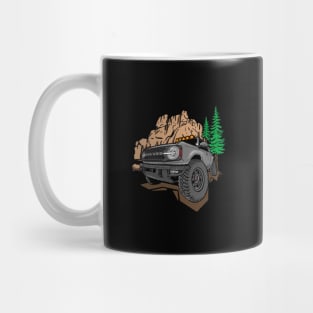 Ford Bronco Design - Grey Bronco Mug